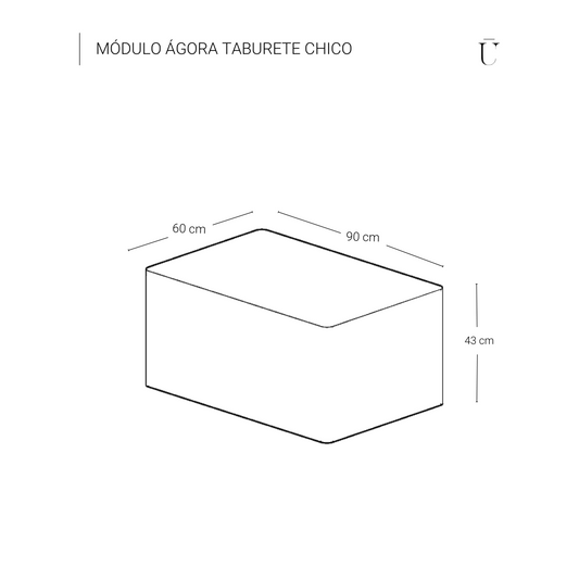 Sala Ágora - Taburete chico