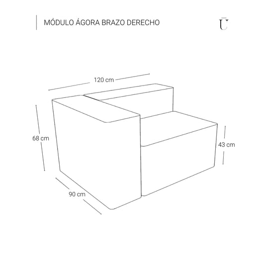 Sala Ágora - plaza brazo derecho