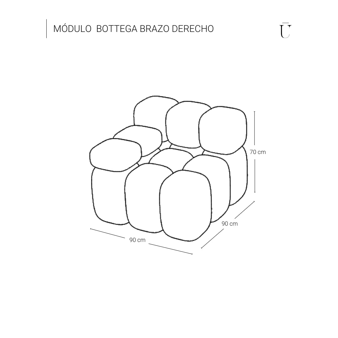 Sala Bottega - Plaza brazo derecho