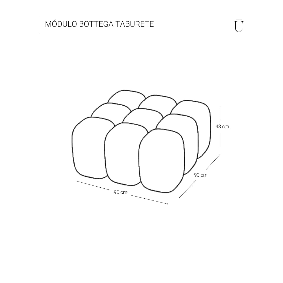 Sala Bottega - Taburete