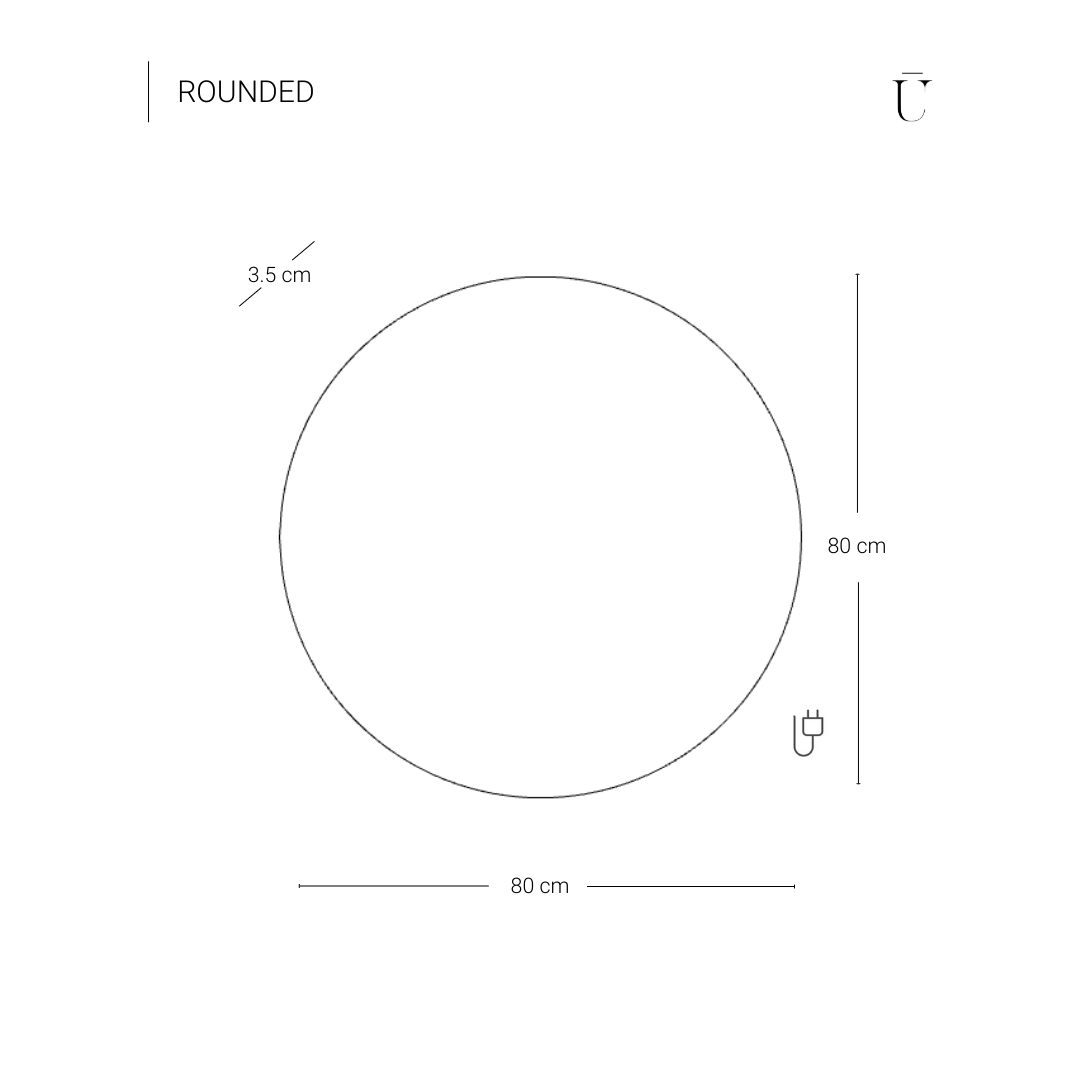 Espejo Rounded Chico